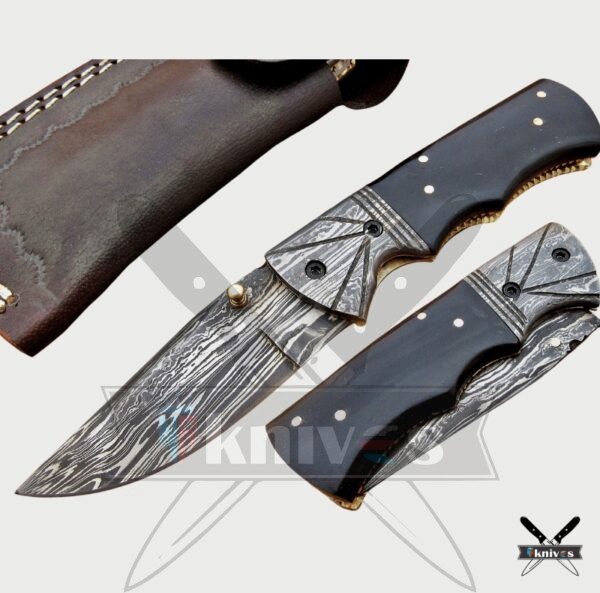 Premium Handcrafted Western Knives – Rugged Rasp Blade & Unique Resin Handle main image 0