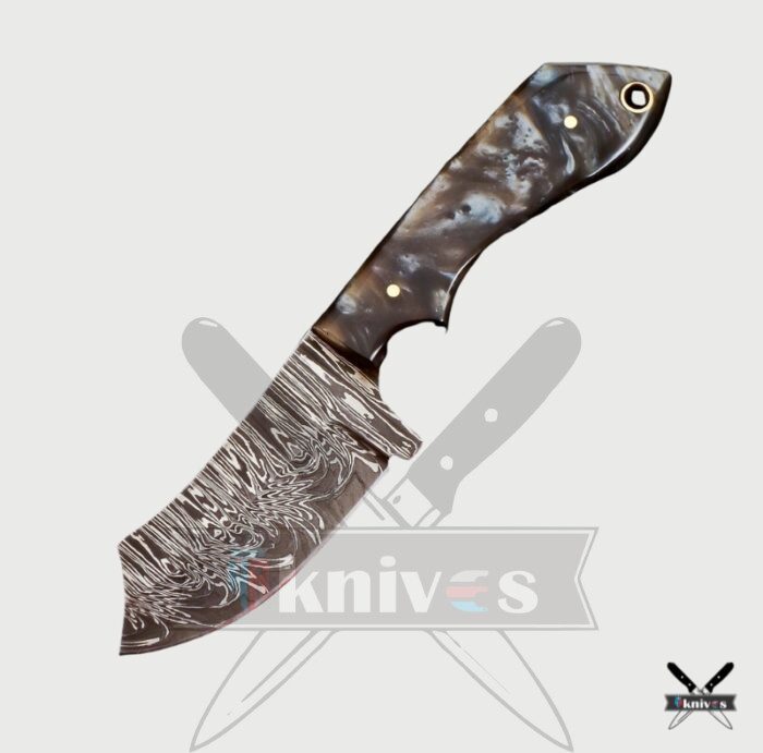Damascus Blade Cowboy Knives With Resin Handle NR-08 (2)