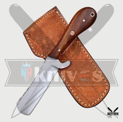 Damascus Blade Cowboy Knives With Pure Wood Handle NR-15