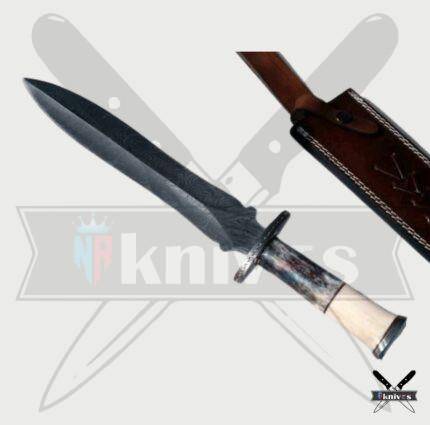 Damascus Blade Dagger Knives With Bone Handle NR-18