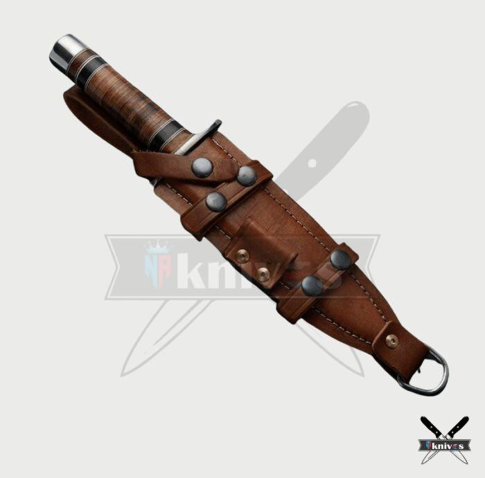 Damascus Blade Dagger Knives With Pakka Wood Handle NR-13