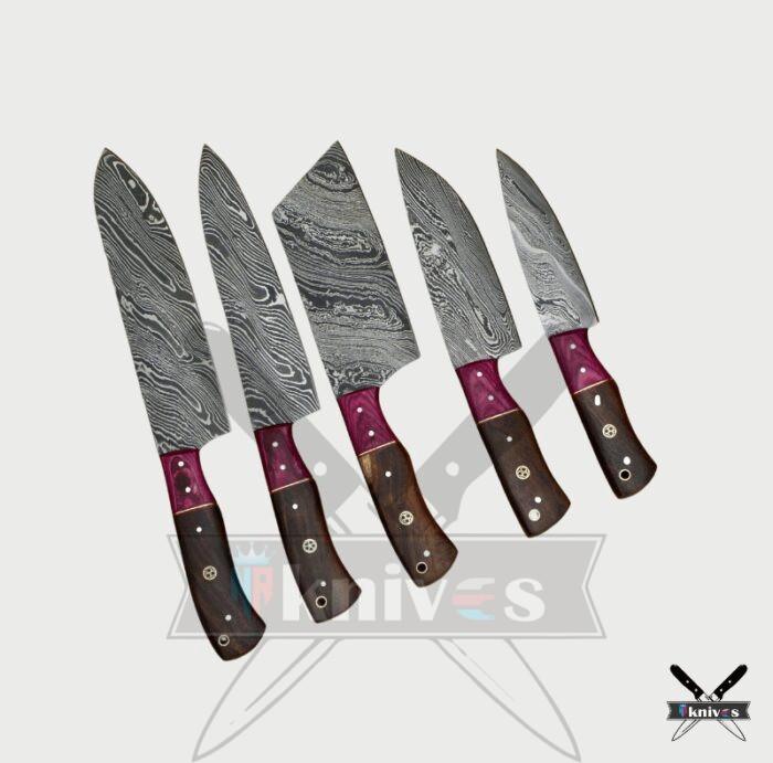 Chef Knife Set With Wood Handle NR-21