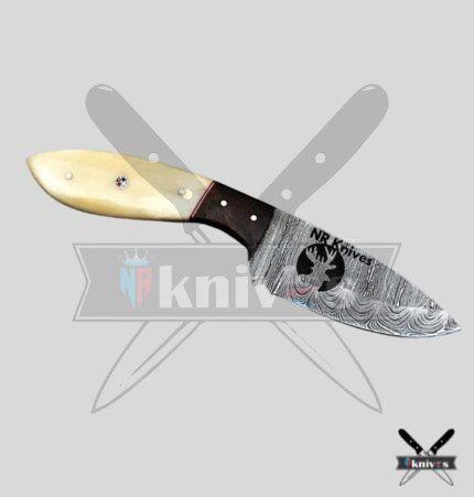 Cowboy Knife With Camel Bone and Rosewood Handle