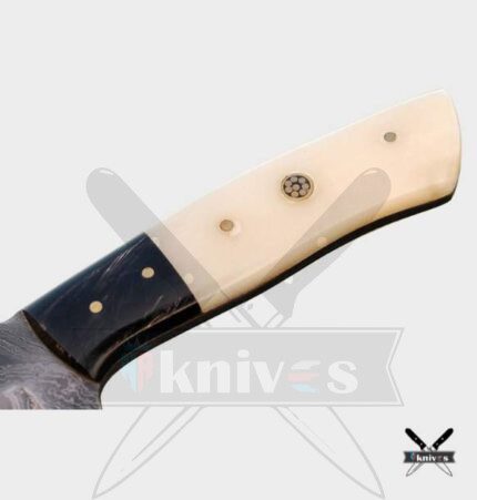 Cowboy Skinner Knives With Camel Bone & Buffalo Horn Handle