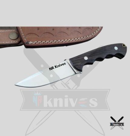 D2 Steel Cowboy Skinning Knife With Rosewood Handle