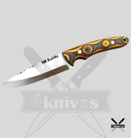 Handmade J2 Blade Cowboy Skinner Knife With Synthetic Wood Handle