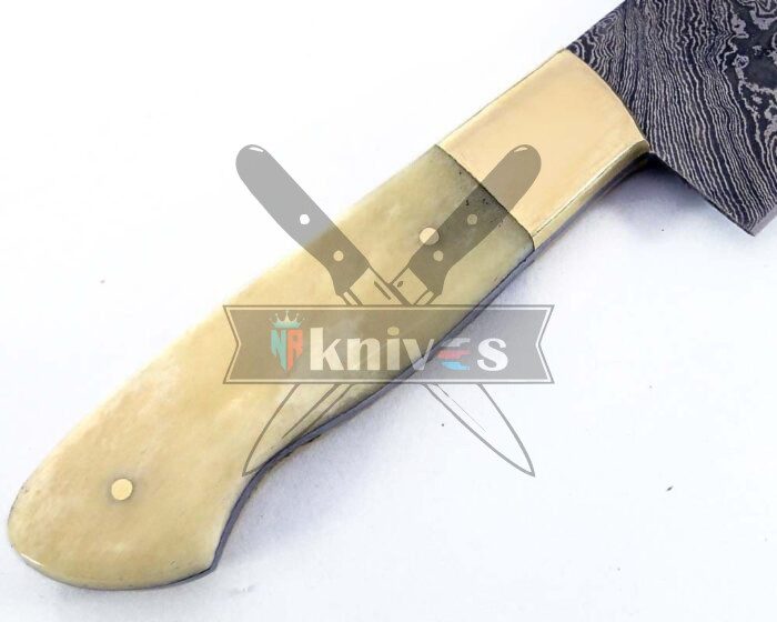 Chef Kitchen Knife With Camel Bone Handle