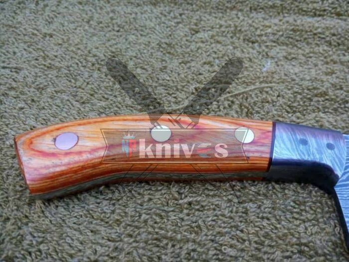 Chef Kitchen Knife With Cheeka Wood Handle