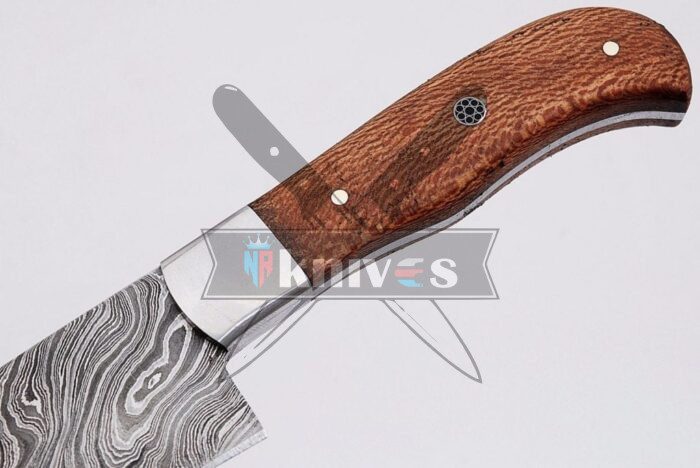 Chef Kitchen Knife With Maple Wood Handle