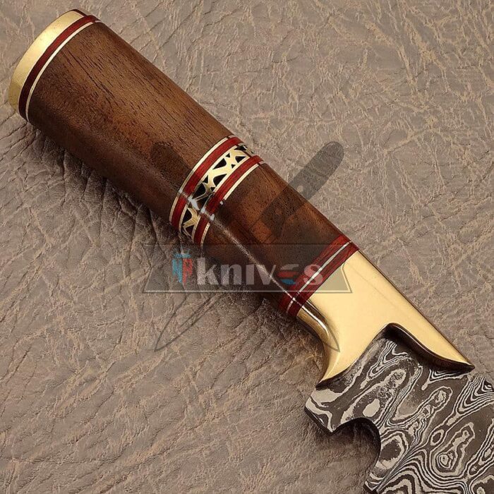 Chef Kitchen Knife With Rose Wood Handle