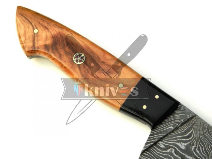 Chef Knife With Olive Wood Handle