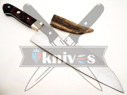 D2 Steel Blade Kitchen Knife With Fiber Glass Resin Handle
