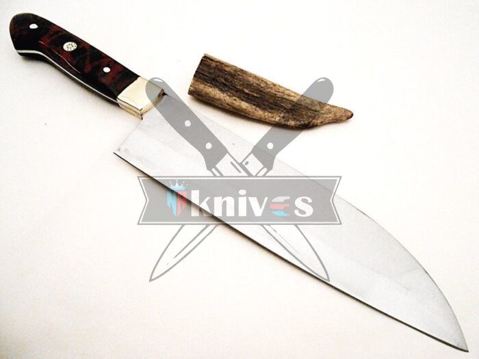 D2 Steel Blade Kitchen Knife With Fiber Glass Resin Handle