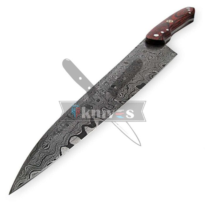 Damascus Steel Blade Chef Kitchen Knife