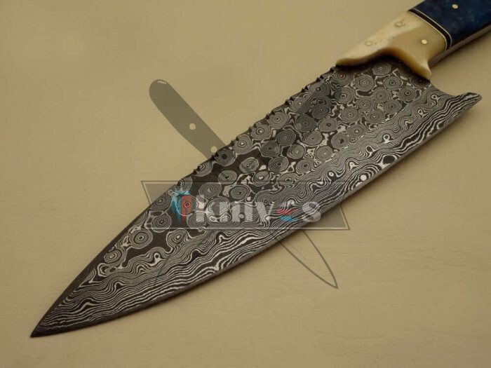 Damascus Steel Blade Chef Kitchen Knife