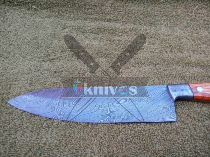 Damascus Steel Blade Western Style Chef Kitchen Knife