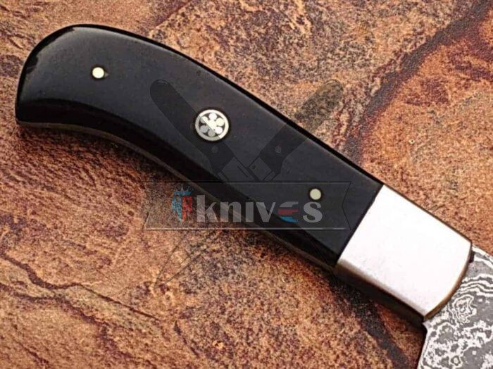 Kitchen Knife With Buffalo Horn Handle