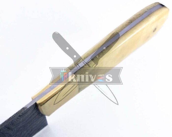 Kitchen Knife With Camel Bone Handle