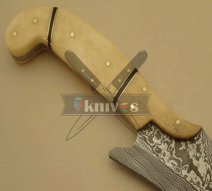 Kitchen Knife With Camel Bone Handle